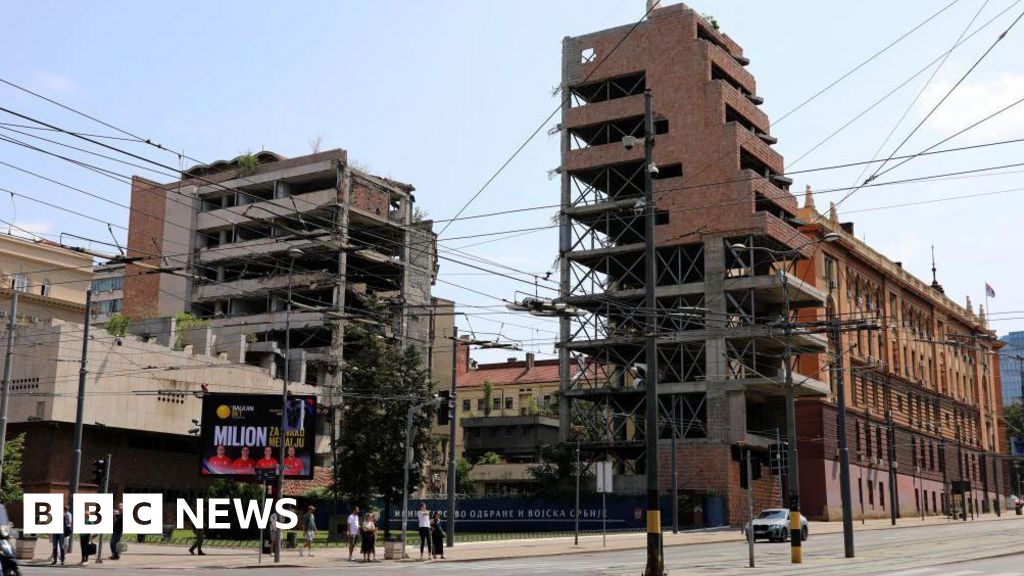04943b50 3bb8 11f0 a20d 1b53273f2a3b A Belgrade landmark bombed by Nato could get Trump makeover