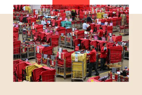 What made a billionaire want to buy this fading relic PA Media Royal Mail staff sorting and processing mail at a distribution centre
