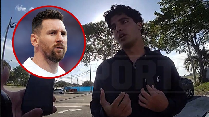 Lionel Messi Fan Chastised By Cop After Rushing Soccer Star 060325_messi_fan_kal_v2