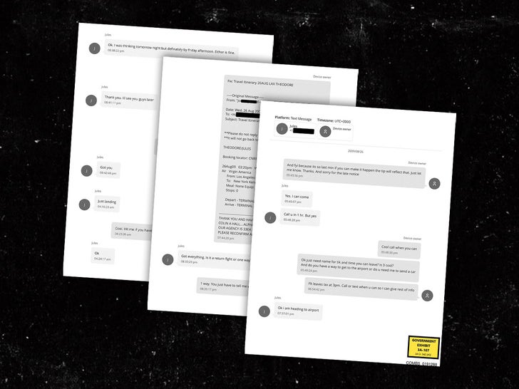 Even More Diddy Court Text Message Exhibits