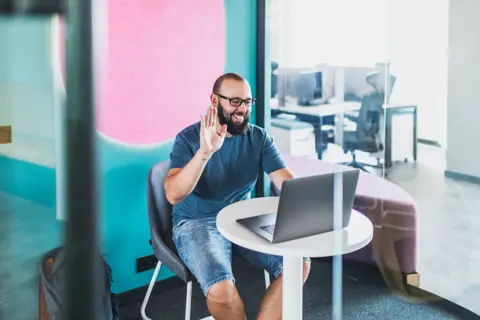 Wearing shorts still a 'grey area' as offices scrap dress codes Getty Images A man wearing casual denim shorts having conference call at modern office space