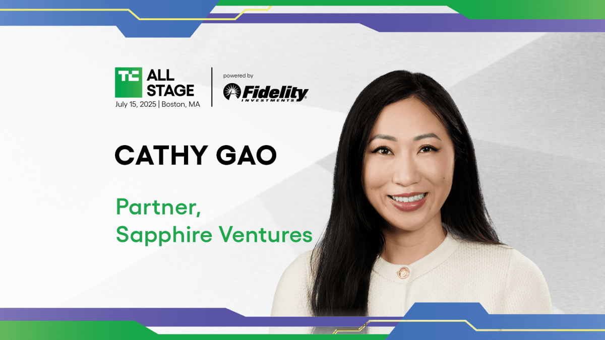 16x9 Cathy Gao SpeakerArticleImageHeader TCAllStage Cathy Gao's bringing the real playbook to TC All Stage