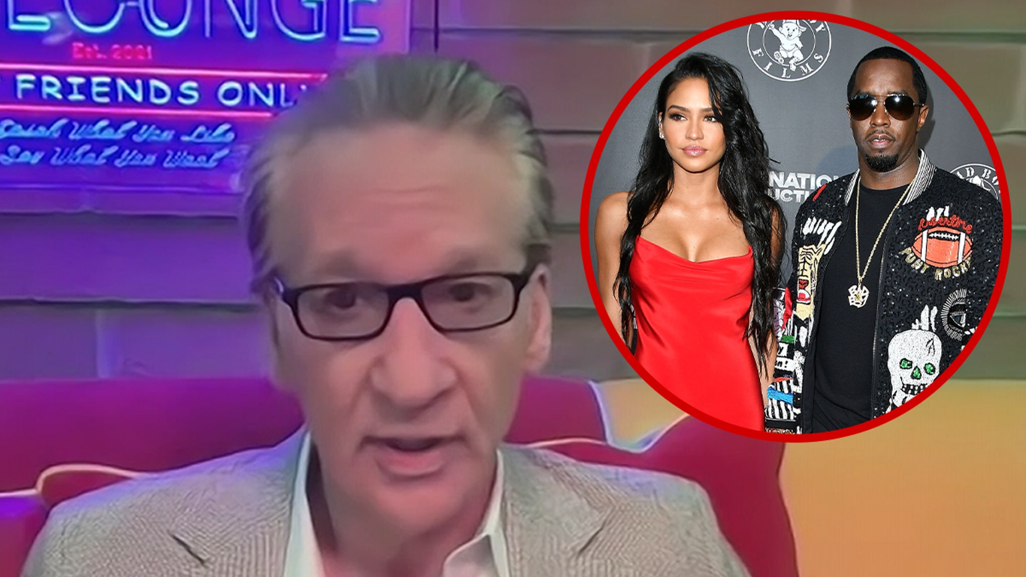 Bill Maher Defends Take on Cassie Enduring Diddy's Abuse in Exchange for Fame