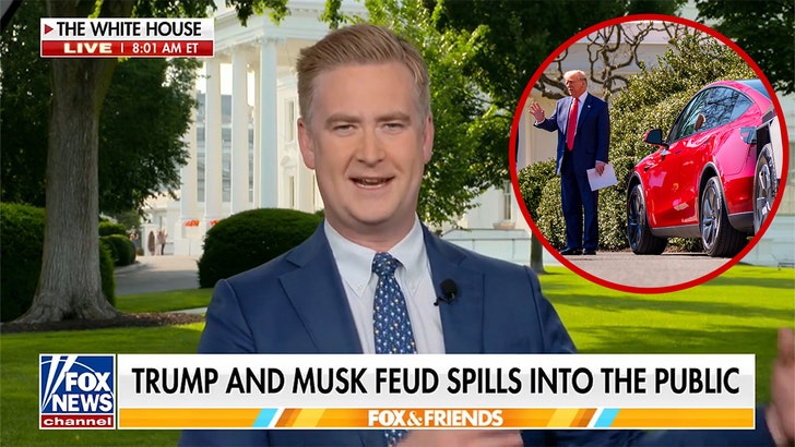 White House Getting Rid Of Trump's Tesla As Bromance Crashes & Burns 060625_trump_tesla_kal