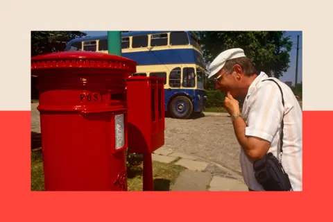 What made a billionaire want to buy this fading relic Getty Images A man gazes at a red post box