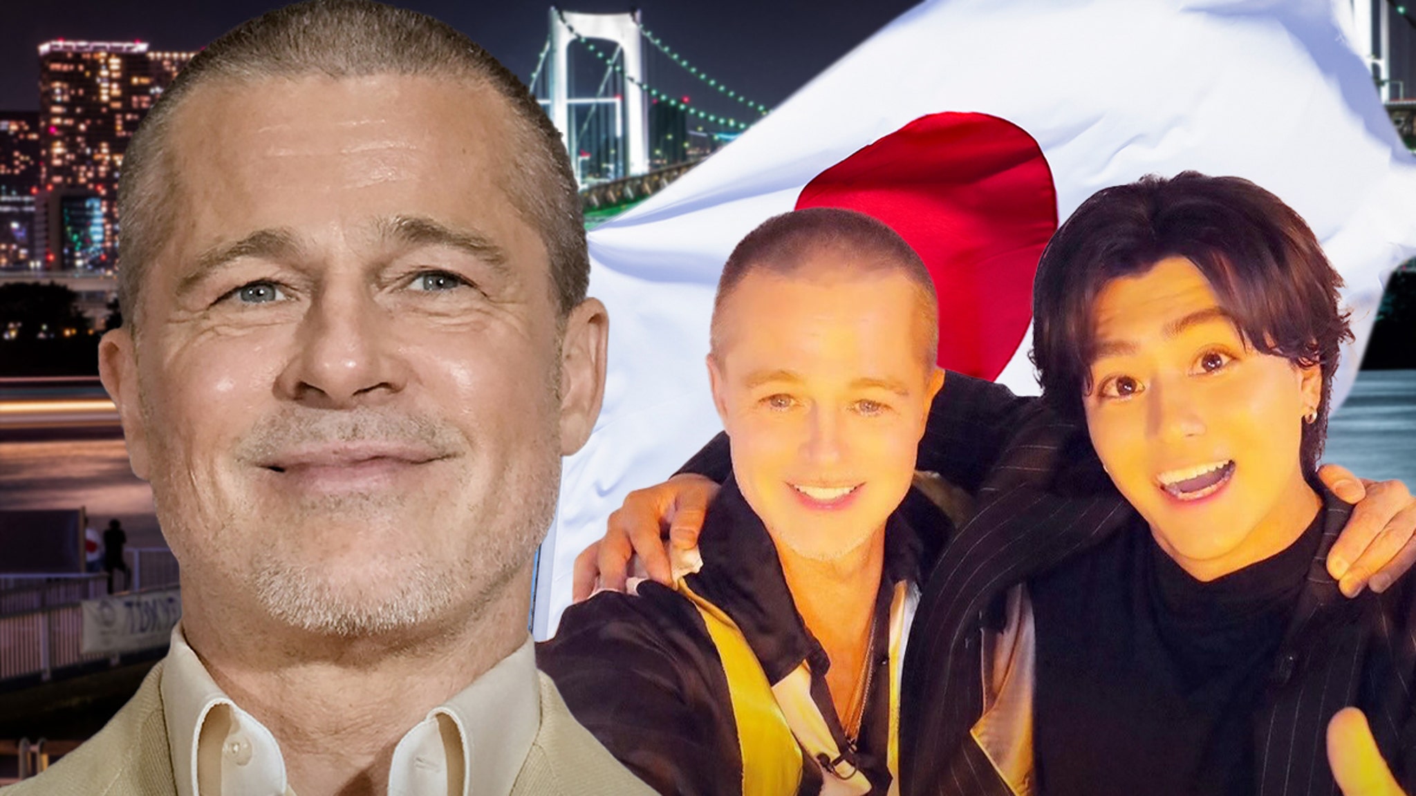 Brad Pitt Plays Arcade Games in Japan Amid L.A. House Burglary