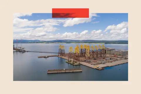 The huge sums energy firms get to NOT provide power Getty Images Jacket foundations for the Moray East offshore wind farm sit on the dockside waiting to be shipped out for installation from Nigg, UK, on 23 June 2020.
