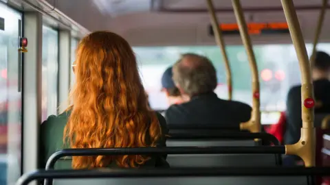 How much did schools, transport and the NHS get? Getty Images Stock image of people sat on a bus in the UK