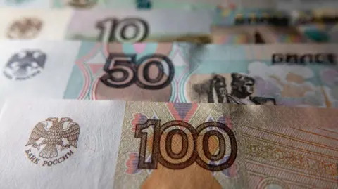 Russia's economy is down but not out Getty Images Rouble notes