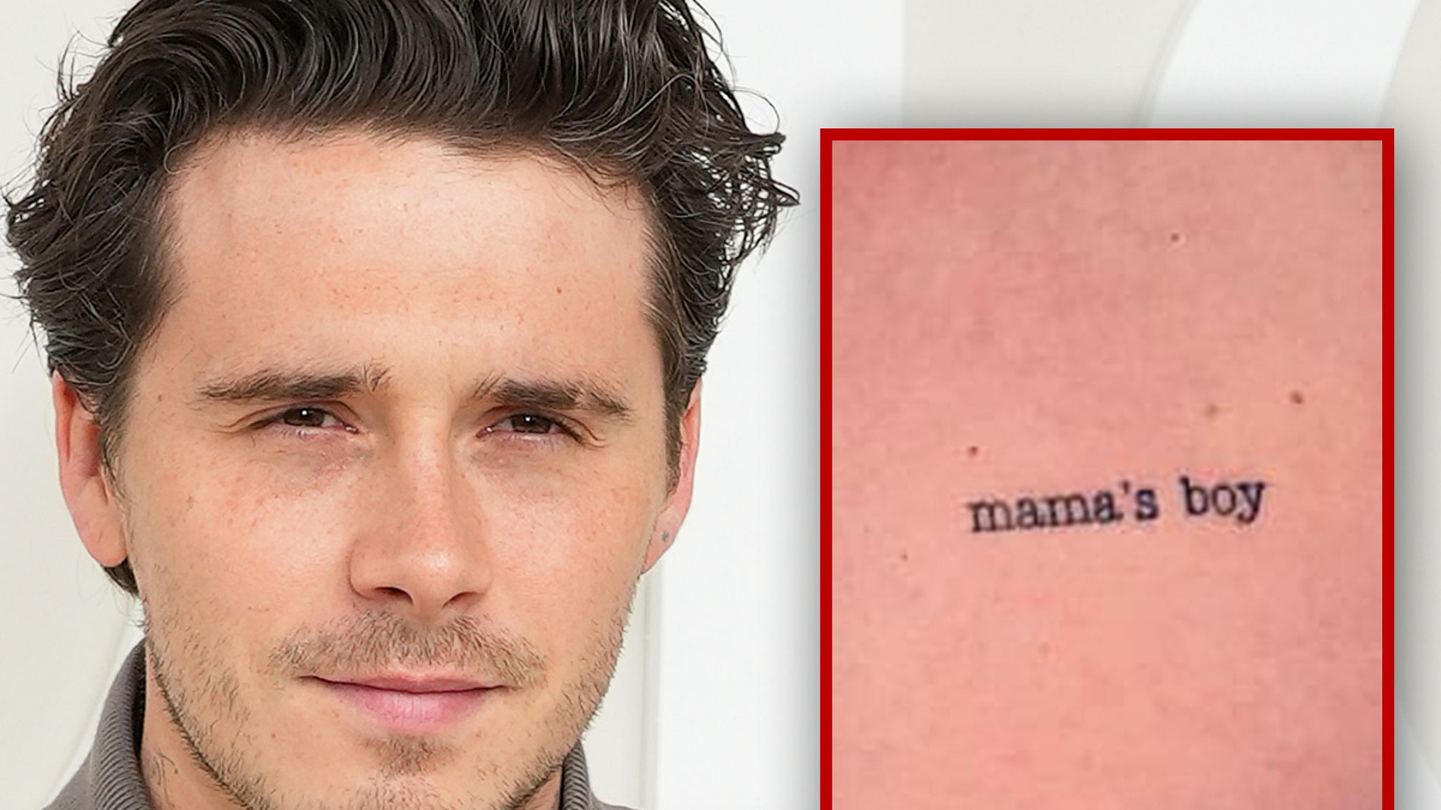 Brooklyn Beckham Covered Up 'Mama's Boy' Chest Tattoo Amid Family Feud