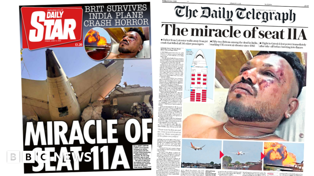 4d9d2e20 47d8 11f0 84b6 6bf0f66205f1 India Air crash 'sole survivor' and 'miracle of seat 11A'