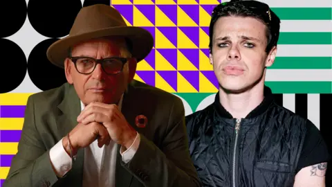 What's coming up this week BBC/South Pacific Pictures & All3Media International / Getty Images A composite image of Traitors host and Yungblud