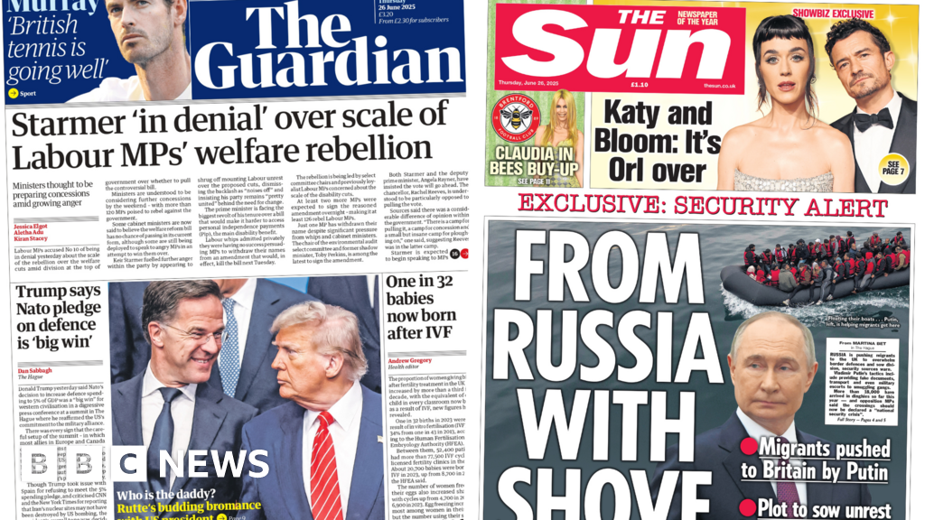 59d28330 5213 11f0 b4be 8f7caf53b80c Starmer 'in denial' and 'from Russia with shove'