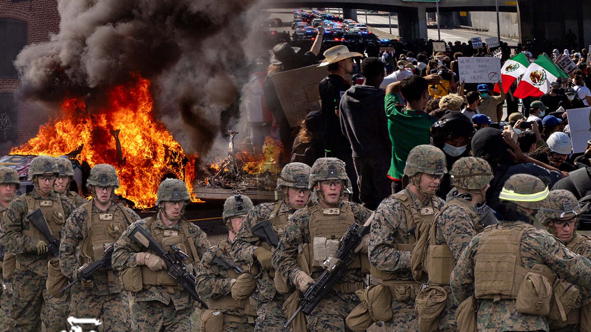 700 Marines Deployed to L.A. After Days of Public Protests Against ICE Raids