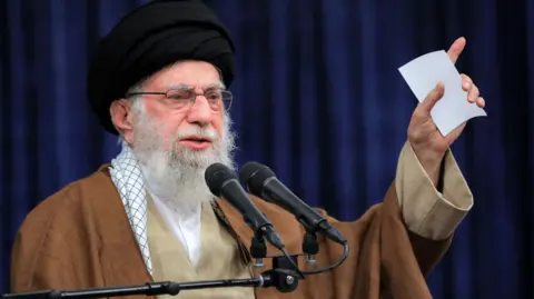 The US has changed the course of the conflict EPA Iran's Supreme Leader Ayatollah Ali Khamenei