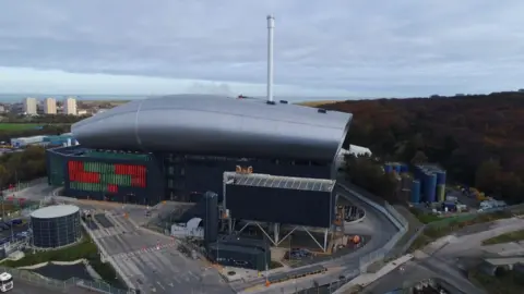 Truckloads of Scotland's rubbish will be exported to England, say experts NESS Energy Project Drone picture of the NESS Energy from Waste facility in Aberdeen