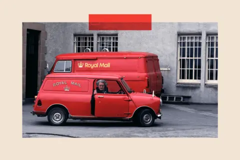 What made a billionaire want to buy this fading relic Getty Images A man sits in a old school Royal Mail car