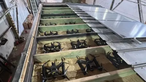 Are the surprise airfield attacks a turning point for Ukraine? SBU Picture shows drones inside wooden boxes with retractable roofs