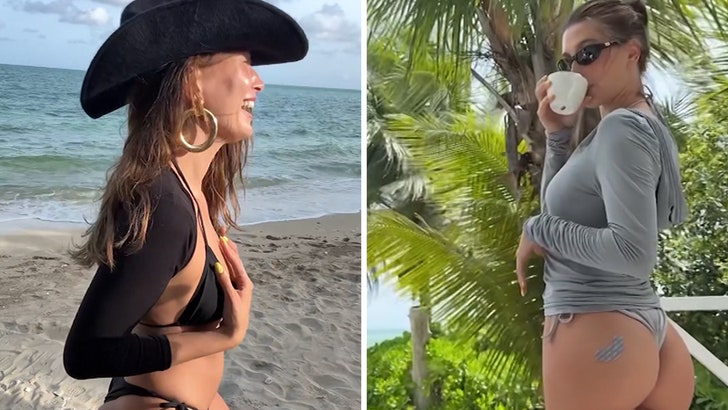 Hailey Bieber Shares Bikini Photos as Justin Shares Cryptic IG Post About Love 060825_hailey_bieber_kal