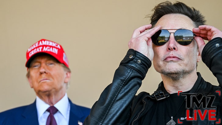 President Trump Willing to Forgive Elon Musk, But Not a Priority 060625_tmz_live_elon_trump_kal
