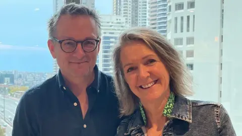 Michael Mosley's family say year since his death has been 'hardest of our lives' PA Media Michael and Clare Mosley standing together and smiling