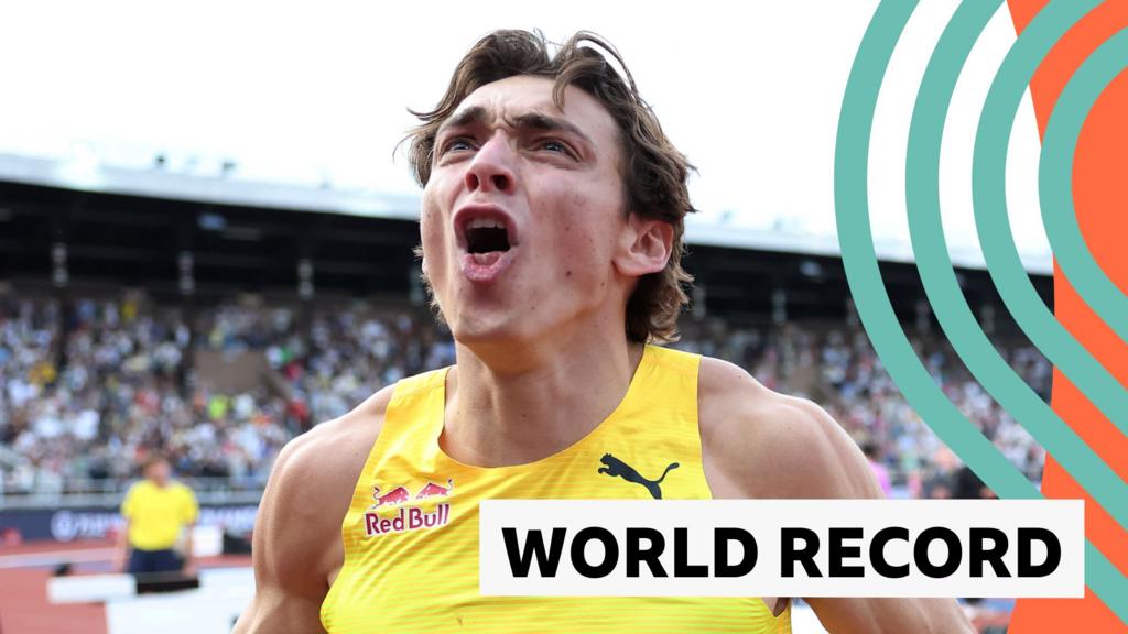 87727f60 4a12 11f0 84b6 6bf0f66205f1 Duplantis breaks men's pole vault world record for 12th time