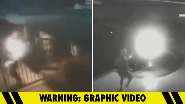 Woman Holding Young Son Set on Fire by Drunk Partner, Dives Into Pool, on Video 061825_drunk_sets_partner_on_fire_kal