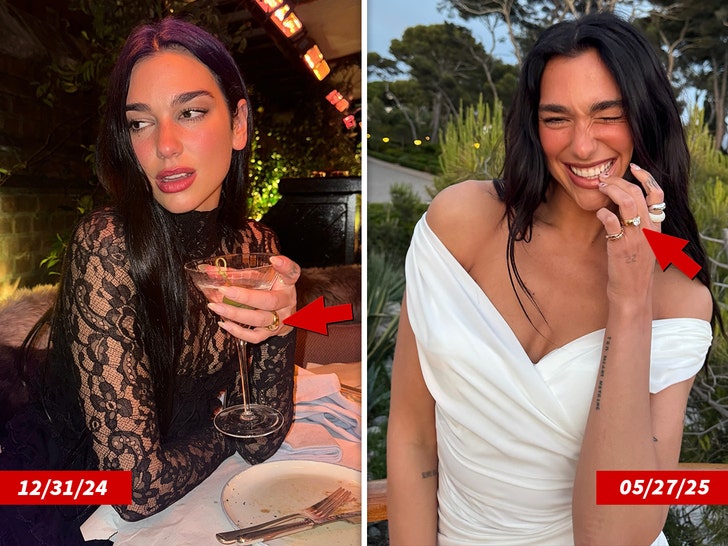 dua lipa wedding ring insta 1