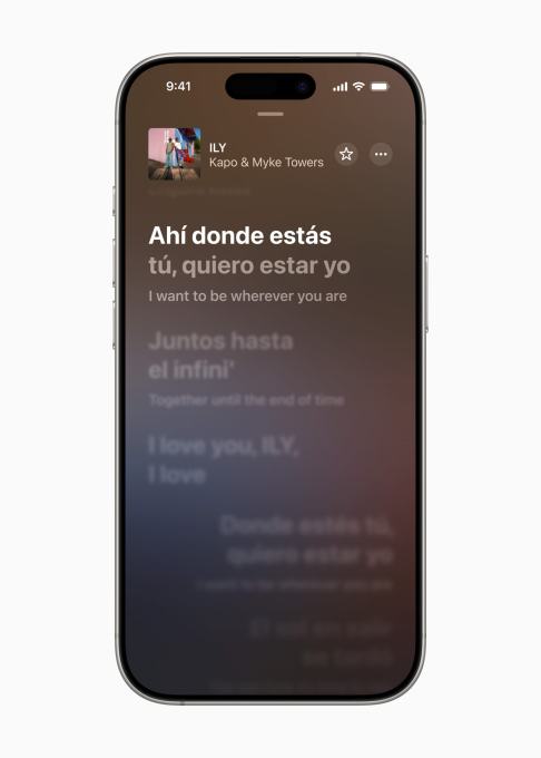 All of the new features coming to Apple's iOS apps Apple WWDC25 iOS 26 Music Lyric Translation All of the new features coming to Apple's iOS apps