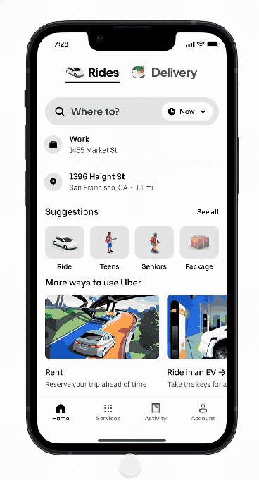 Uber adds a new type of account with a simpler UI for the elderly Family Organizer Invite Process Uber adds a new type of account with a simpler UI for the elderly