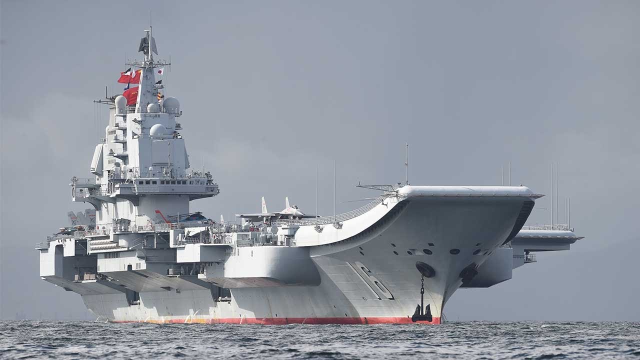 LIAONING Chinese Aircraft Carrier Enters Japan's Economic Waters; Conducted Drills With Fighter Jets Later: Tokyo