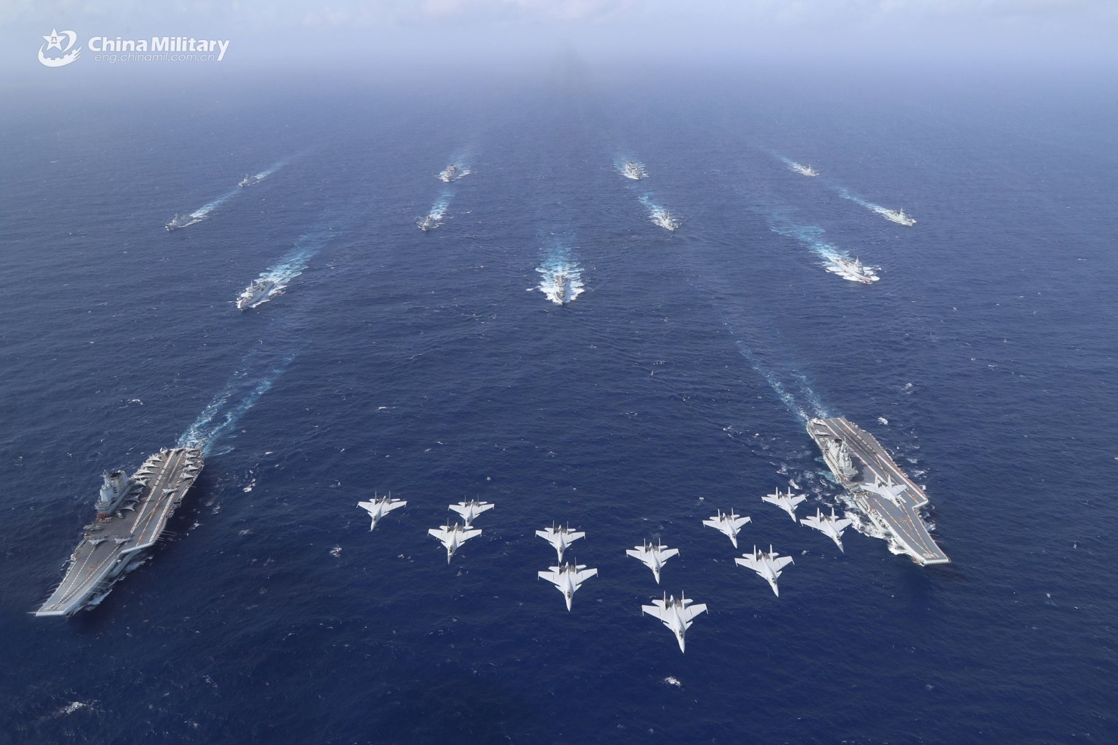 China’s “Ukraine-Acquired” Fighter Jet Makes 1st Official Interception; J-15 Flying Shark PLA NAVY China’s “Ukraine-Acquired” Fighter Jet Makes 1st Official Interception; J-15 Flying Shark