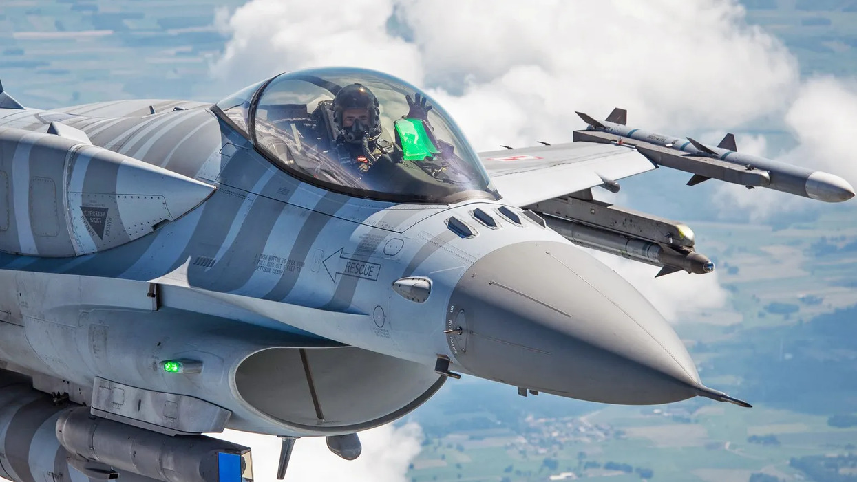 POLAND F 16 Poland Scrambles Fighter Jets After Russia's Massive Strikes On Ukraine; Official Calls It 