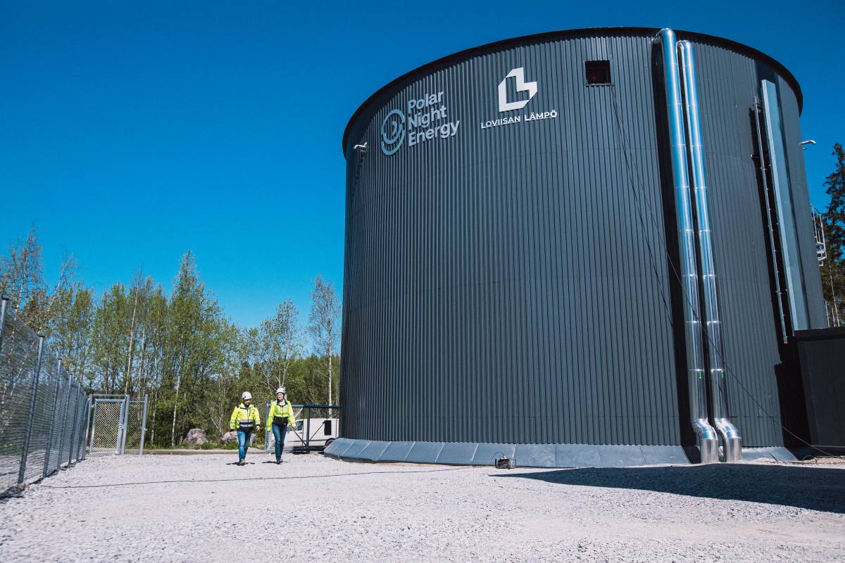 Polar Night Energy Pornainen Sand Battery Finland warms up the world’s largest sand battery, and the economics look appealing