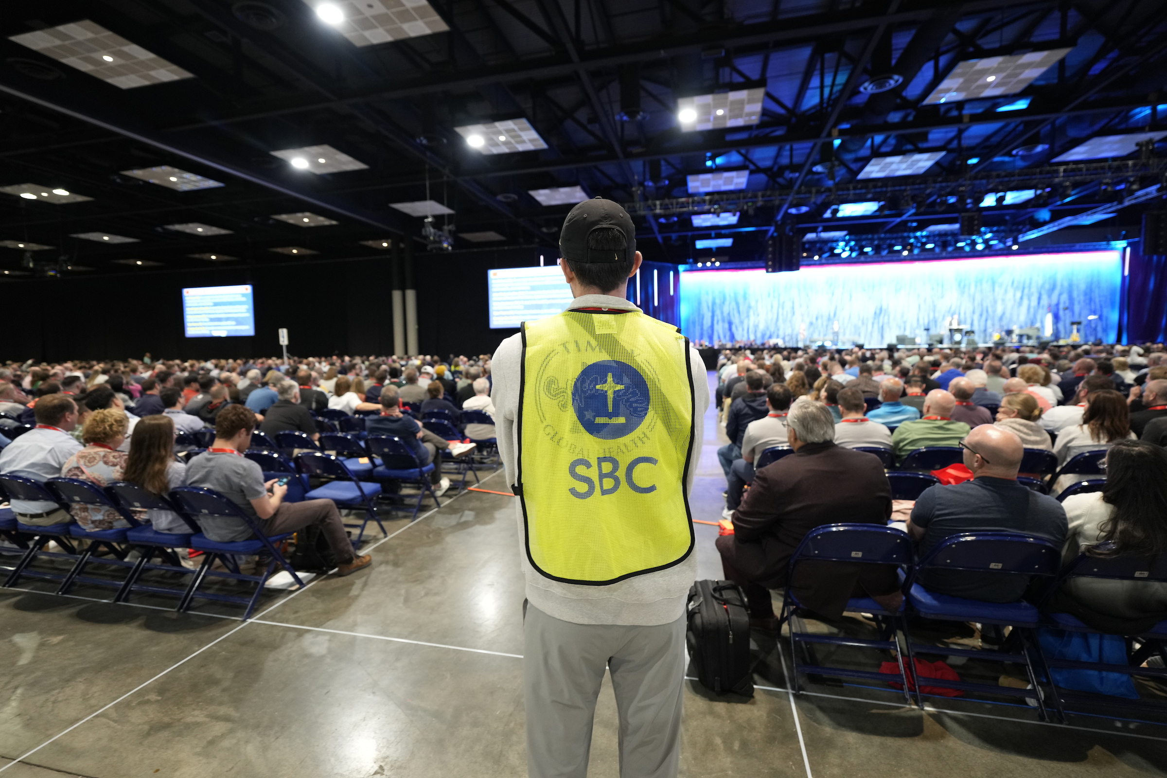 RNS SBC Indy1 070324 Southern Baptists will try to oust women pastors again at annual meeting
