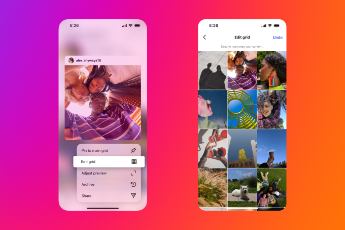 Instagram will finally let you rearrange your grid Rearrange Grid gradient background Instagram will finally let you rearrange your grid