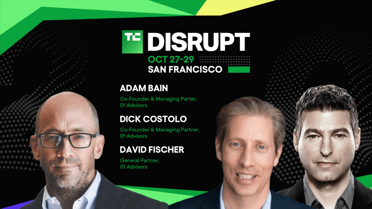 TC25 Bain Costolo Fischer Speaker 16x9 Dark The founders of 01A share their playbook at Disrupt 2025