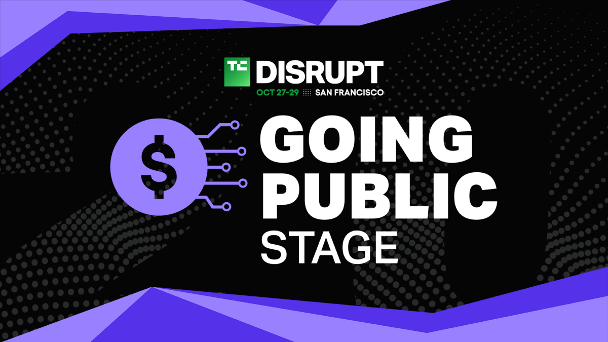 TC25 Going Public Stage V2 Introducing the Going Public Stage at Disrupt 2025