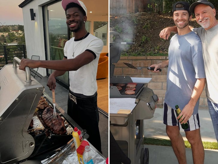Celebrities Grilling -- Sizzlin' Stars!
