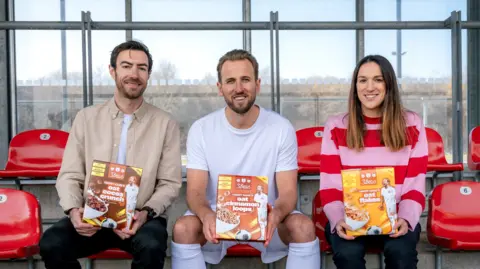 Should you be eating food products with fewer ingredients? 3 Bears Harry Kane holds a box of 3Bears cereal sitting between 3 Bears' founders