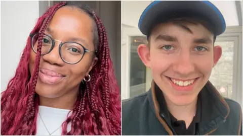 Learners struggle to pay before test, but instructors say pricing fair Faustina Kamara and Keith Rose Photos of a smiling woman in glasses in pink-red dyed hair (Faustina Kamara) and a smiling man in a black fleece (Brandon Rose)