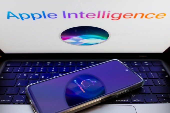 WWDC 2025: What to expect from this year's conference The Apple Siri and Apple Intelligence are being displayed on a smartphone screen and in the background.