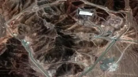 Your questions answered on the Israel-Iran conflict Maxar Satellite image of Fordo, buried deep beneath a mountain