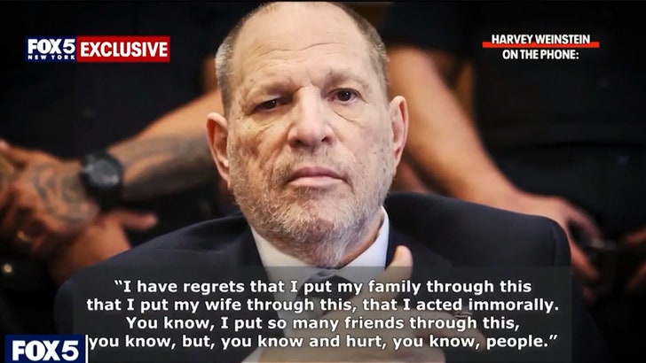 Harvey Weinstein Says He Has 'Regrets' as Jury Deliberates in Rape Retrial 060625_harvey_weinstein_kal