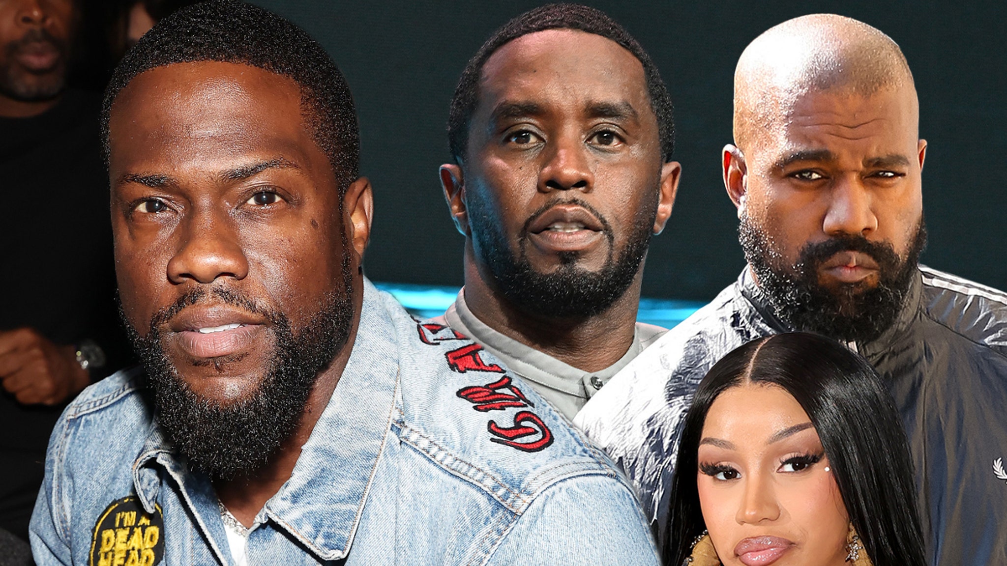 Kevin Hart Jokes About Diddy, Cardi B and Kanye at BET Awards