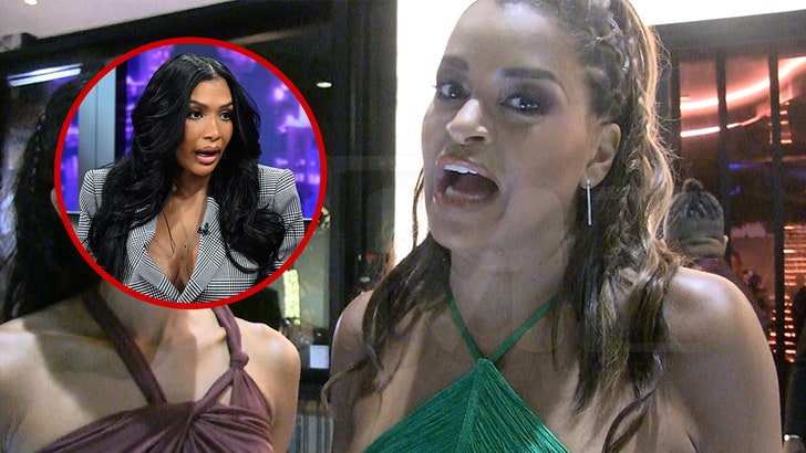 Claudia Jordan Says Brit Eady Is 'Whack' for Bravo Oral Sex Pic Lawsuit 061025_claudia_jordan_kal_v2