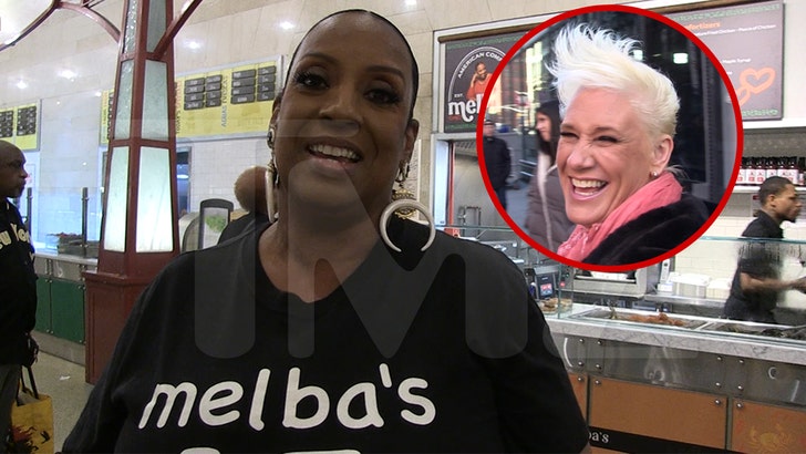 Anne Burrell Was Vibrant & Healthy, Her Death Is a Shock, Melba Wilson Says melba-kal-06-18-2025