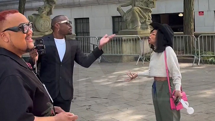 Diddy Trial Disrupted by Woman's Outburst in Court Before Jury Is Seated 060325_diddy_trial_yelling_kal