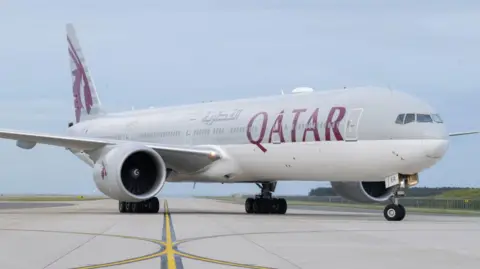 Did Trump really strike Gulf deals worth $2tn? Getty Images A Qatar Airways Boeing aircraft