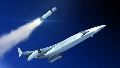What happens when a high-tech project fails? Reaction Engines An artist's impression of a futuristic looking space plane